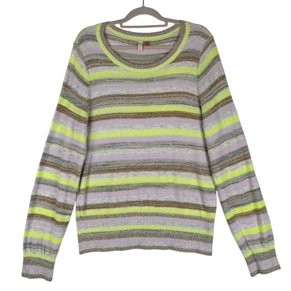 Anthropologie Pilcro and the Letterpress Darby Stripe Sweater Size XL - Picture 1 of 8